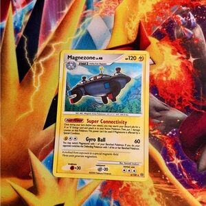 Pokémon Magnezone 6/100 Holo Rare Diamond & Pearl Stormfront card 2008